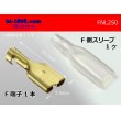 Photo1: 250 Type  No lock F terminal - With sleeve /FNL250 (1)