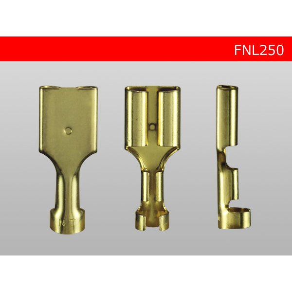 Photo3: 250 Type  No lock F terminal - With sleeve /FNL250 (3)