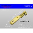 Photo1: [Nippon Tanshi]250 Type  No lock M terminal   only  ( No sleeve )/MNL250-sr (1)