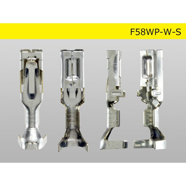 Photo3: [Yazaki] 58 connector  W type   /waterproofing/  Terminal   Female side 0.5-0.85/F58WP-W-S (3)