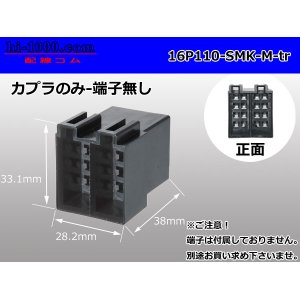 Photo: ●[SMK] 110 type 16 pole plug housing (no terminals) /16P110-SMK-M-tr