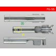 Photo3: Round Bullet Terminal - SS  size F terminal  With sleeve /FG-SS (3)