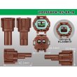 Photo3: ●[sumitomo] 090 type RS waterproofing series 2 pole M connector [brown] (no terminals)/2P090WP-RS-BR-M-tr (3)