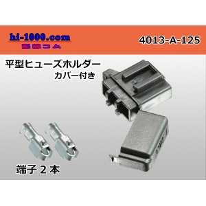 Photo: flat  Type  Fuse holder  Parts /4013-A-125