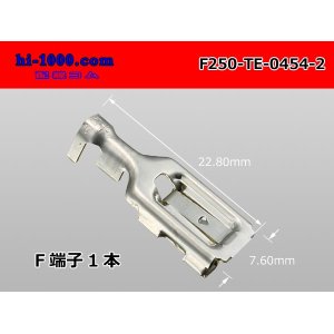Photo:  [AMP]  250 Type  Positive lock connector  Mark2  F Terminal /F250-TE-0454-2