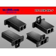 Photo2: ●[sumitomo] 110 type 2 pole F connector[black] (no terminals) /2P110-BK-F-tr (2)