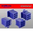 Photo2: ●[sumitomo] 110 type 9 pole F connector[blue] (no terminals) /9P110-BL-F-tr (2)