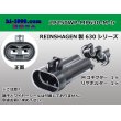 Photo1: ●[REINSHAGEN]  MP630 series 2 pole waterproofing M connector (no terminal)/2P250WP-MP630-M-tr  (1)